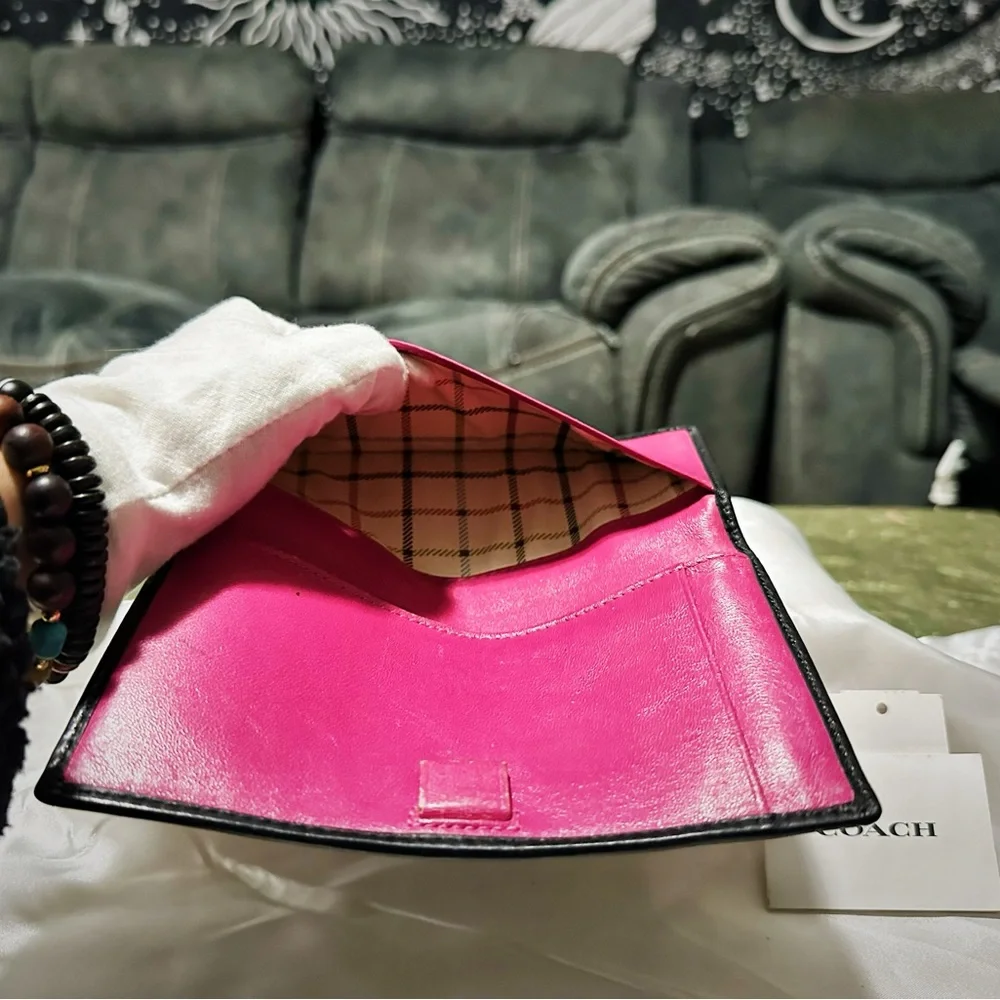 Coach Pink and Black Wallet - Picture 4 of 13